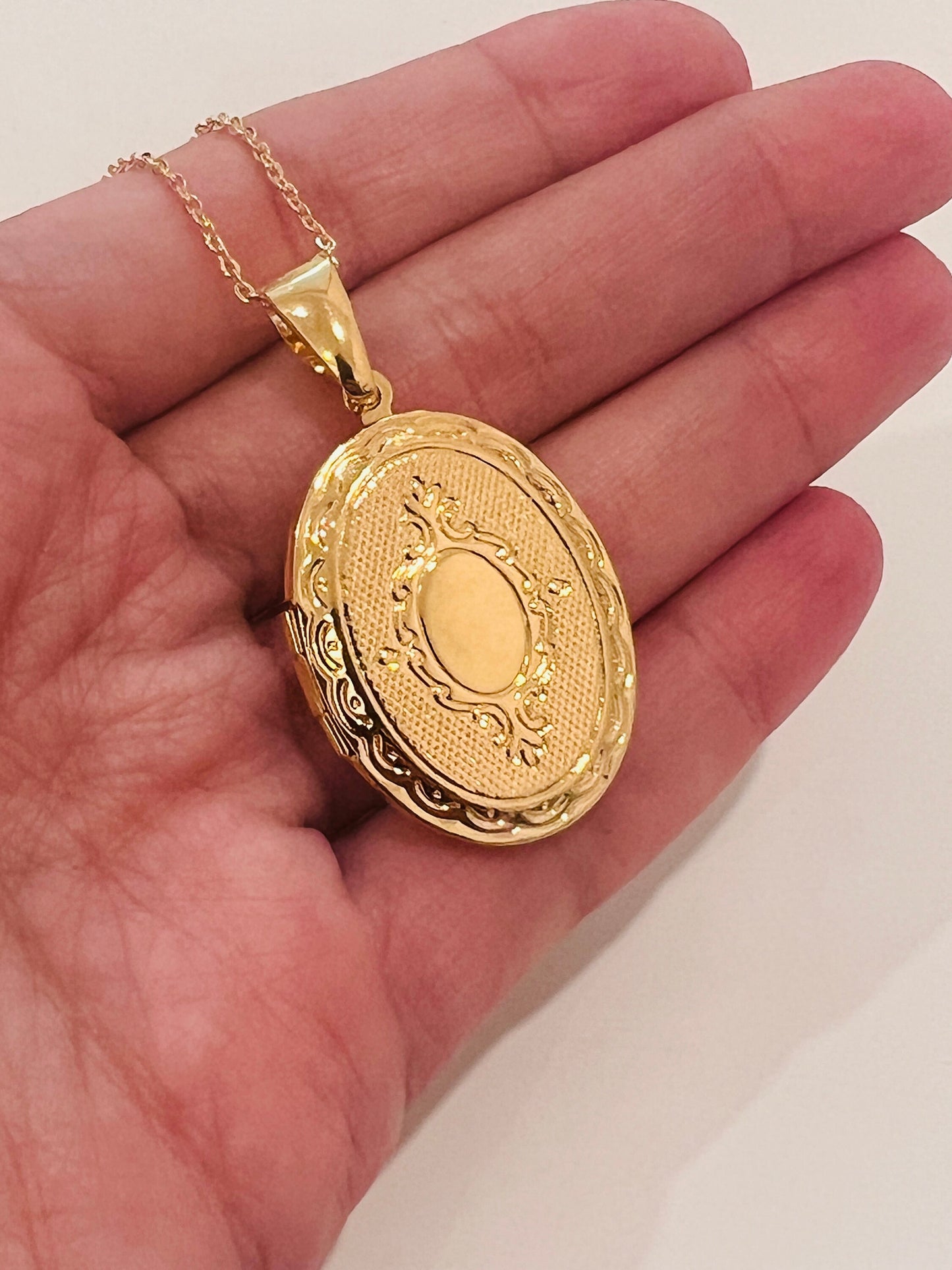 Gold Filled Locket Necklace