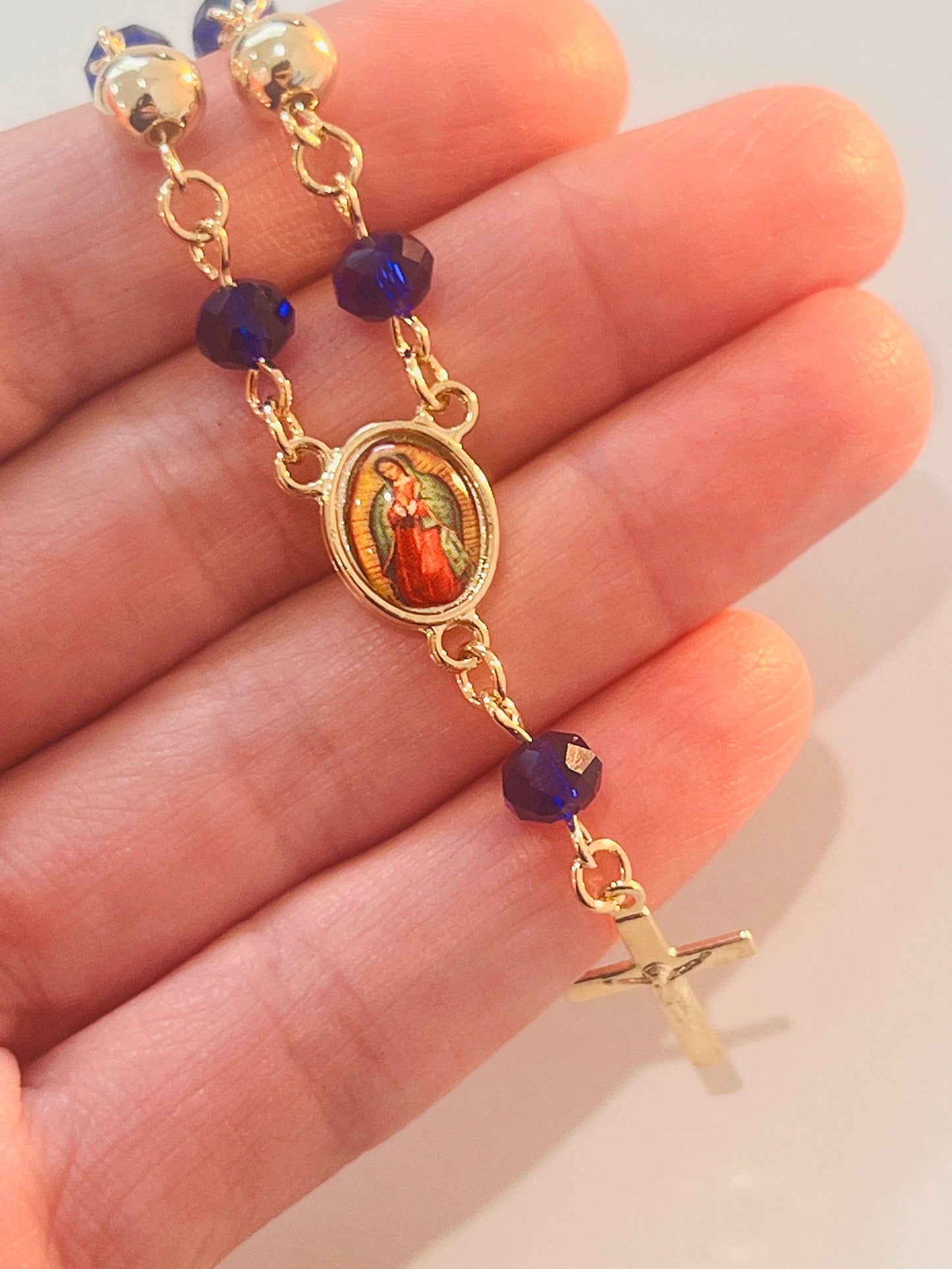 Gold Filled Our Lady of Guadalupe Bracelet