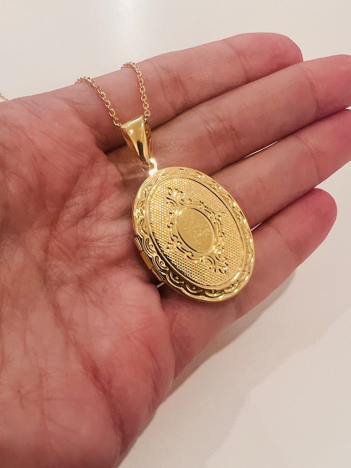 Gold Filled Locket Necklace