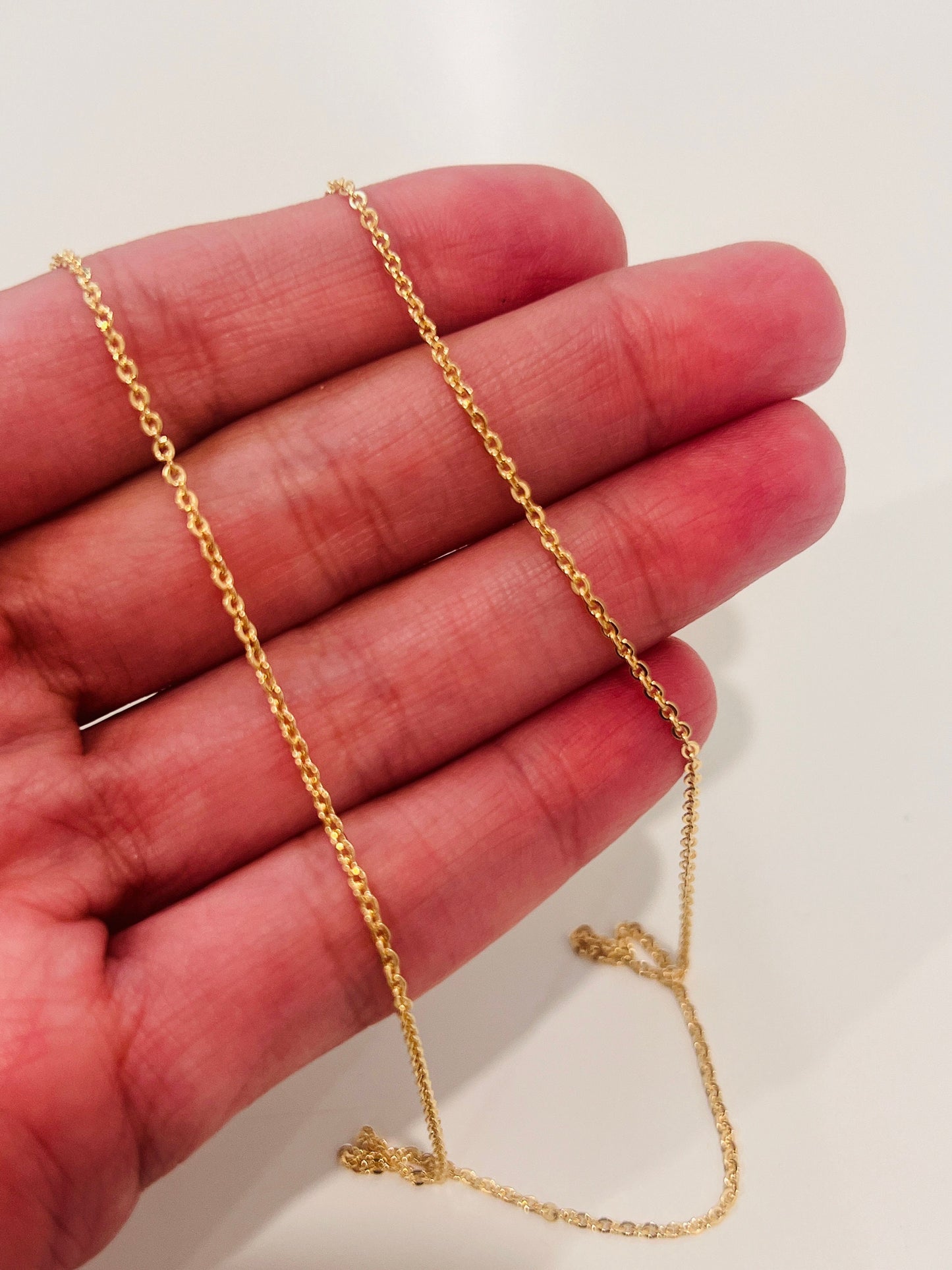 Gold Filled 1mm Rolo Necklace