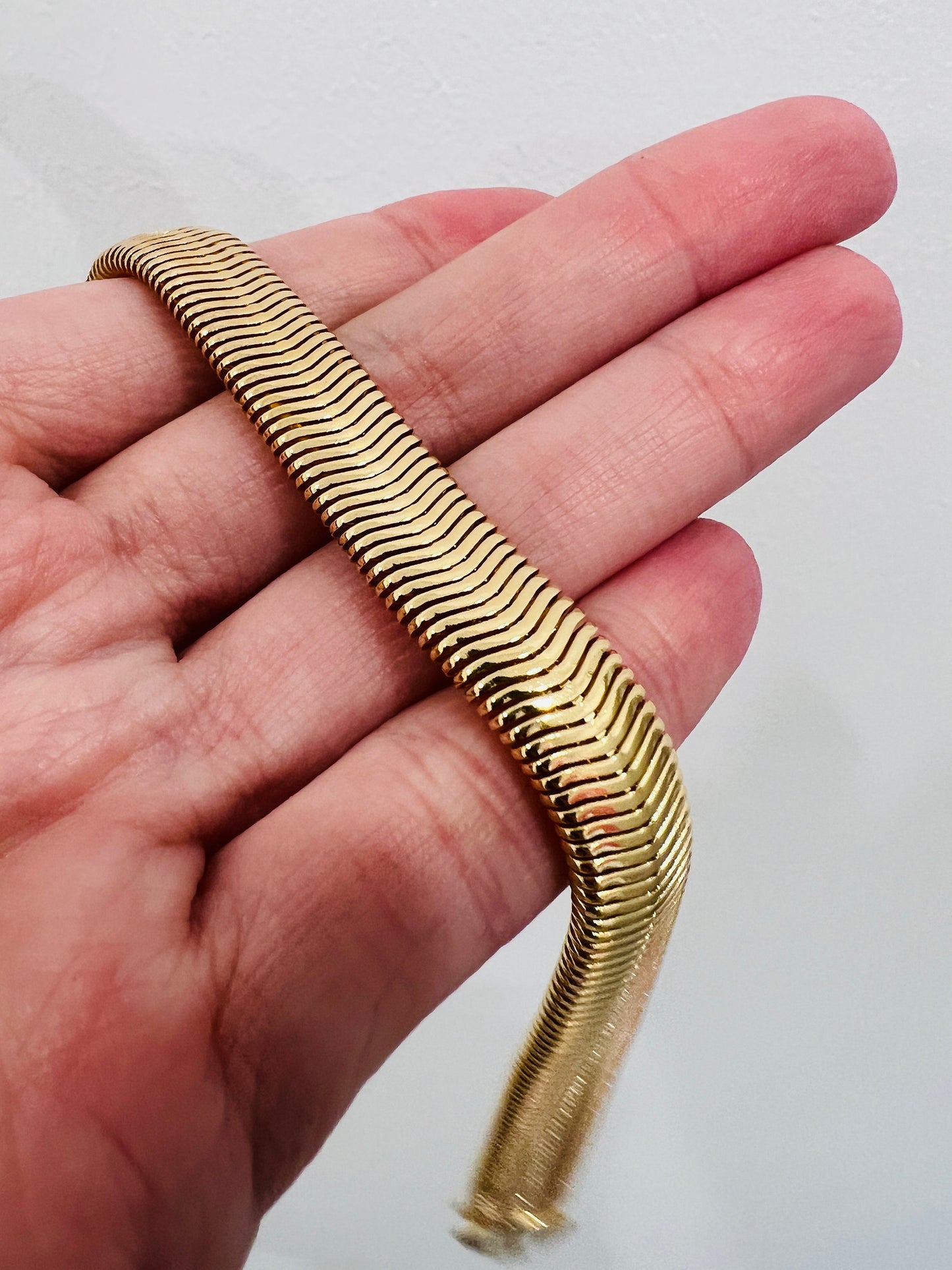 Gold Filled 9mm Magic Herringbone Bracelet