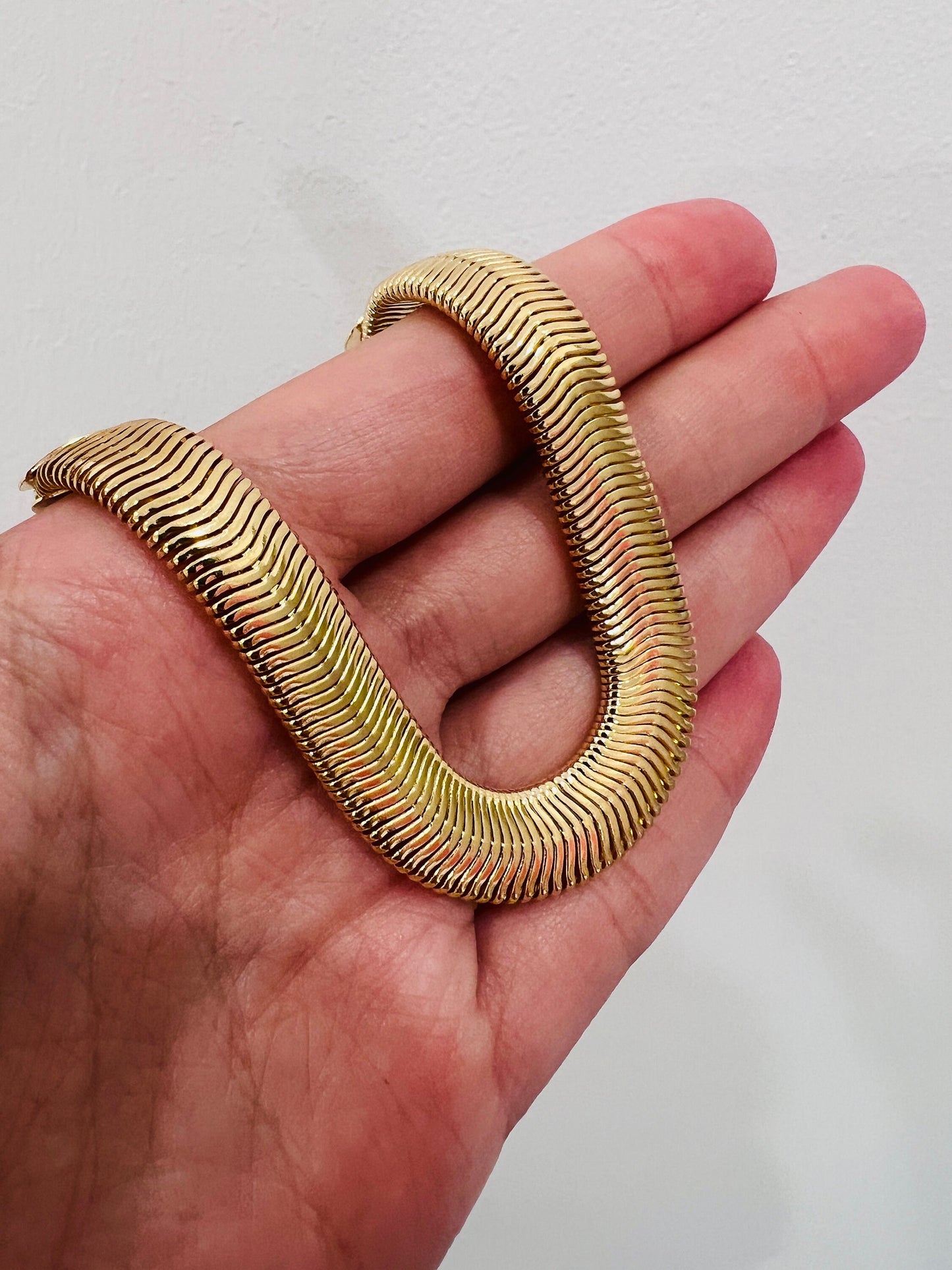 Gold Filled 9mm Magic Herringbone Bracelet