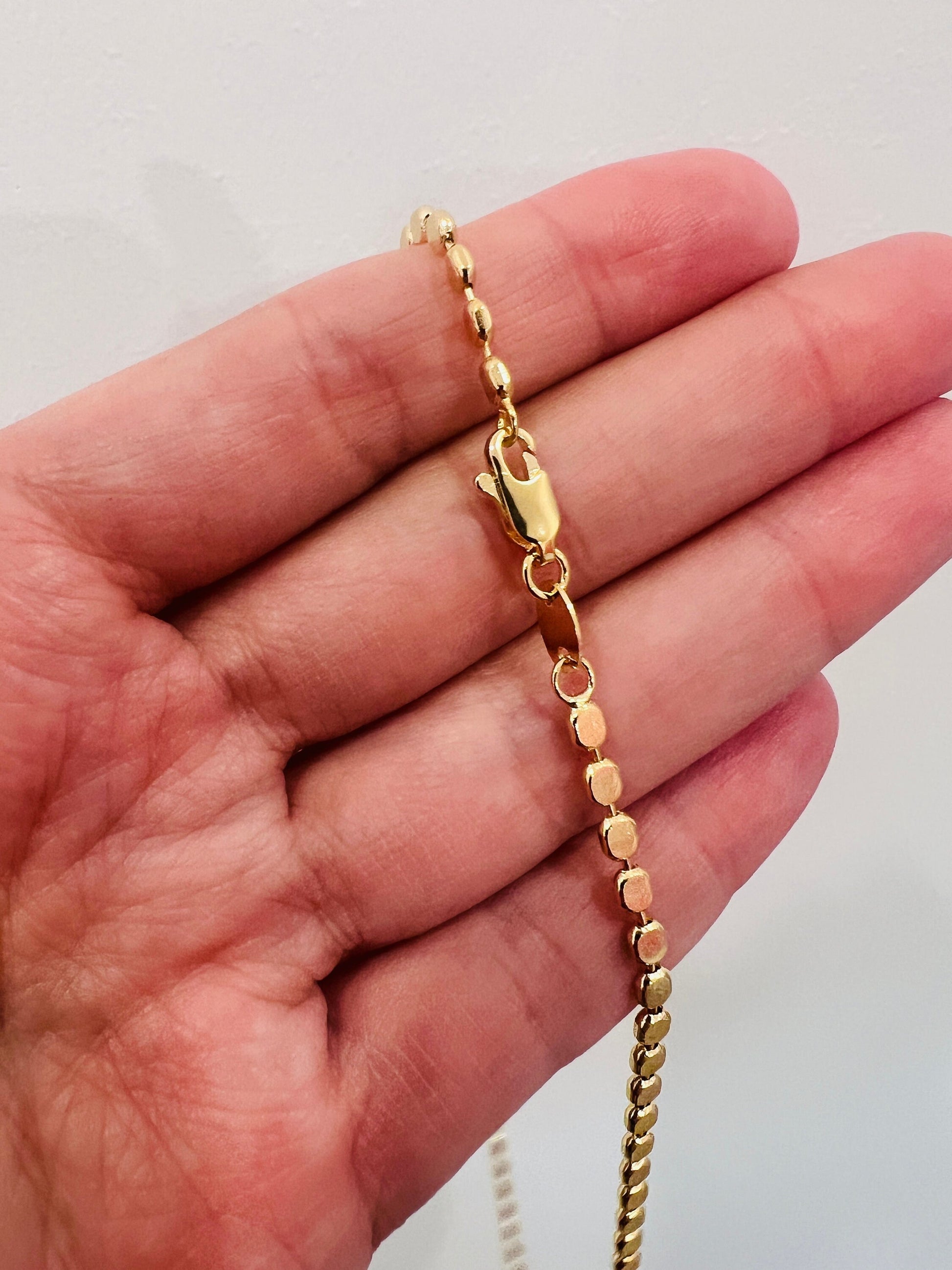 Gold Filled Necklace, Gold Link Chain Necklace,Delicate Gold Necklace,Dainty Necklace,Gold Necklace,Women's Chain,Layering Chain, Ball Chain