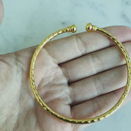 Bangle, Gold Filled Adjustable Bangle, Gold Bangle, Delicate Bangle, Gold Filled Bangles, Gold Bracelet, Gold Dainty Bracelet, Gold Cuff