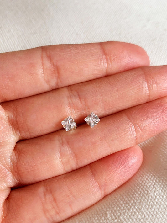 Stud Earrings,Silver Studs, CZ Earrings ,Silver Earrings, Silver Stud Earrings,Silver Stud,Tiny Stud Earrings,Small Stud Earrings,Studs