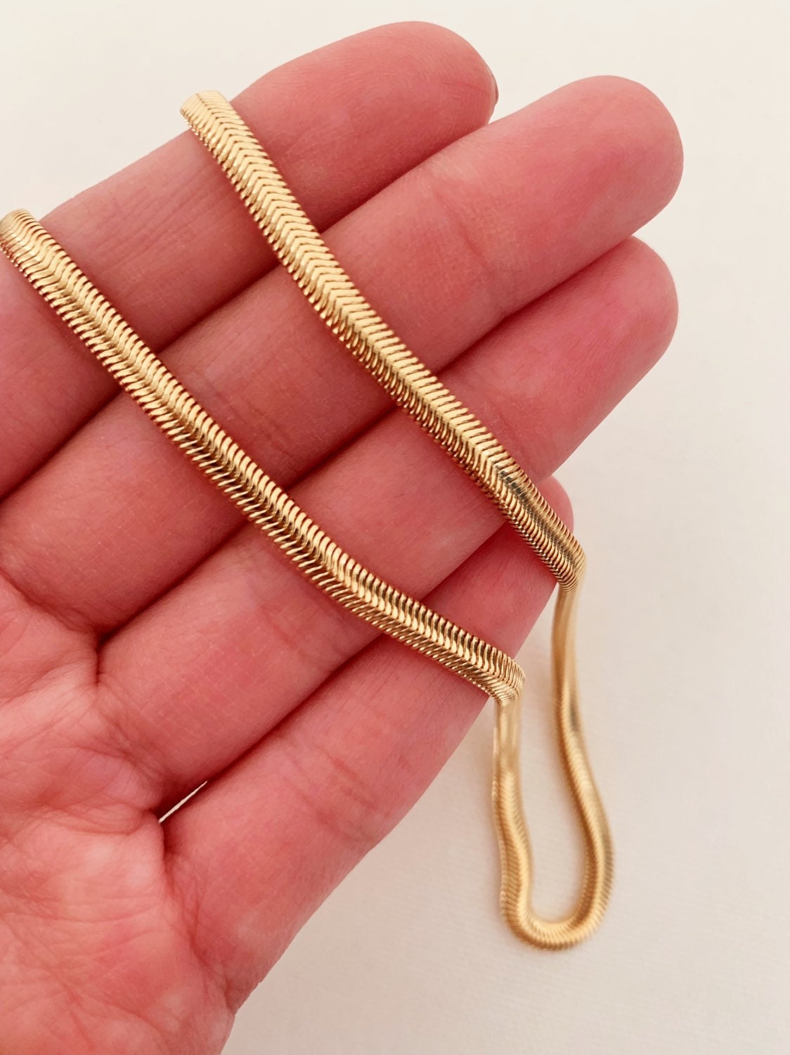 Magic Herringbone Chain, Gold Filled Necklace, Delicate Necklace, Gold Necklace, Dainty Necklace, Gift for Her,Everyday Necklace,Herringbone