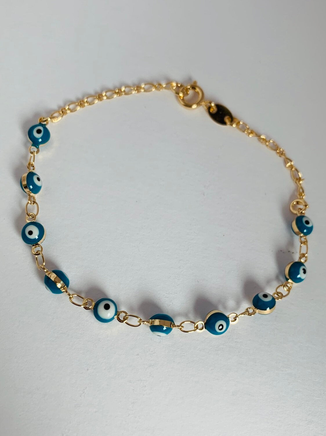 Evil Eye Bracelet, Gold Filled Bracelet, Gold Bracelet, Bracelet, Dainty Chain Bracelet,Evil Eye Bracelet, Lucky Eye, Evil Eye Jewelry