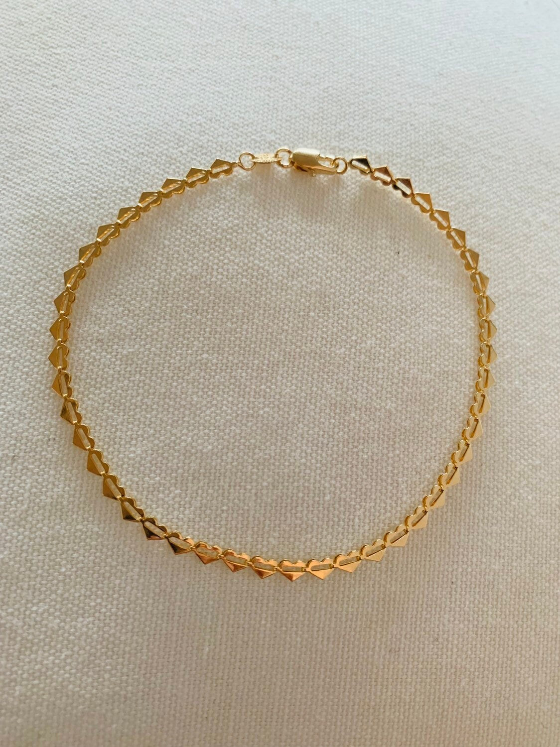 Heart Bracelet, Gold Filled Bracelet, Gold Bracelet, Bracelet, Gold Bracelet, Chain Bracelet,Dainty Gold Bracelet, Delicate Bracelet, Heart