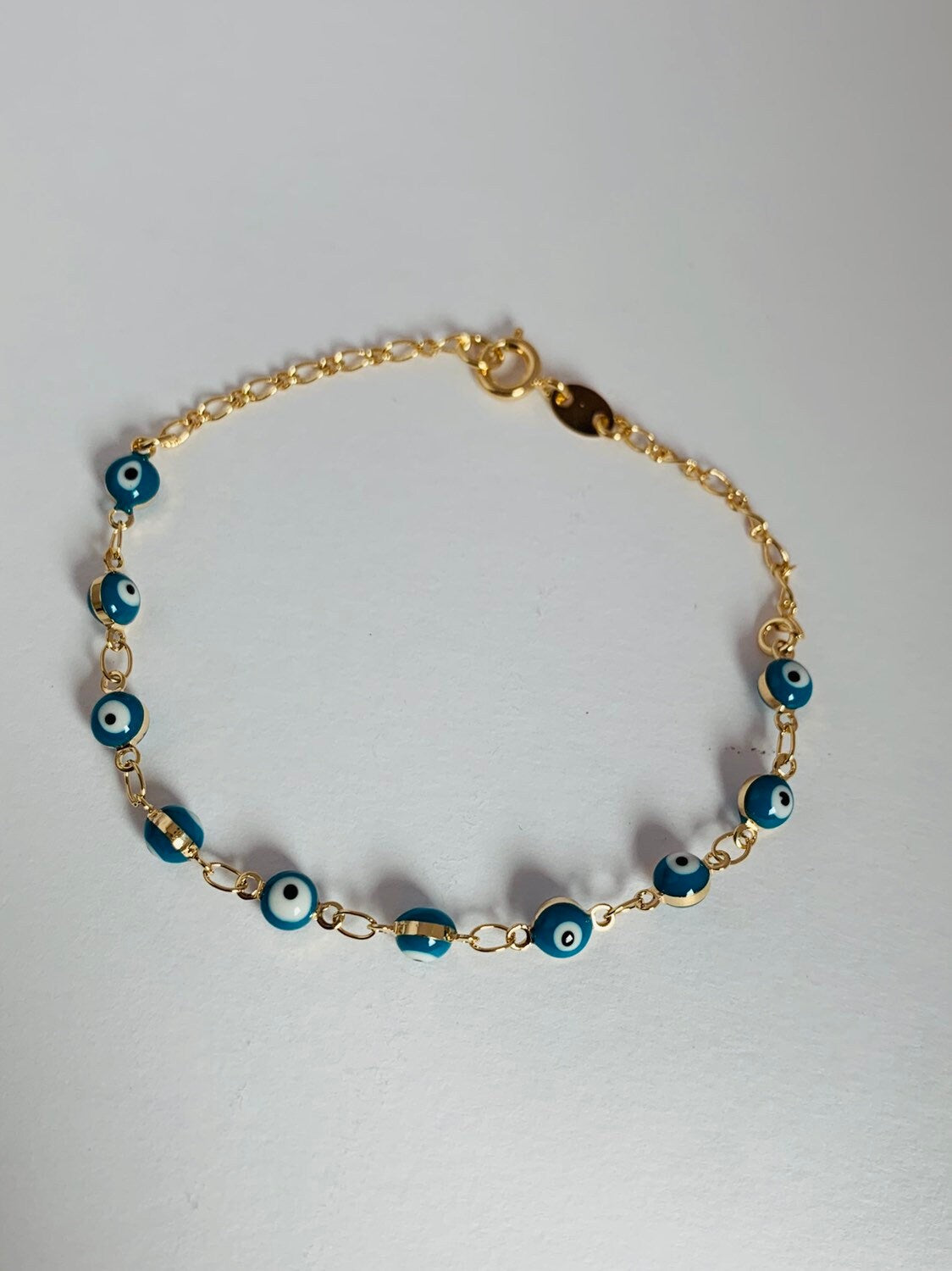 Evil Eye Bracelet, Gold Filled Bracelet, Gold Bracelet, Bracelet, Dainty Chain Bracelet,Evil Eye Bracelet, Lucky Eye, Evil Eye Jewelry