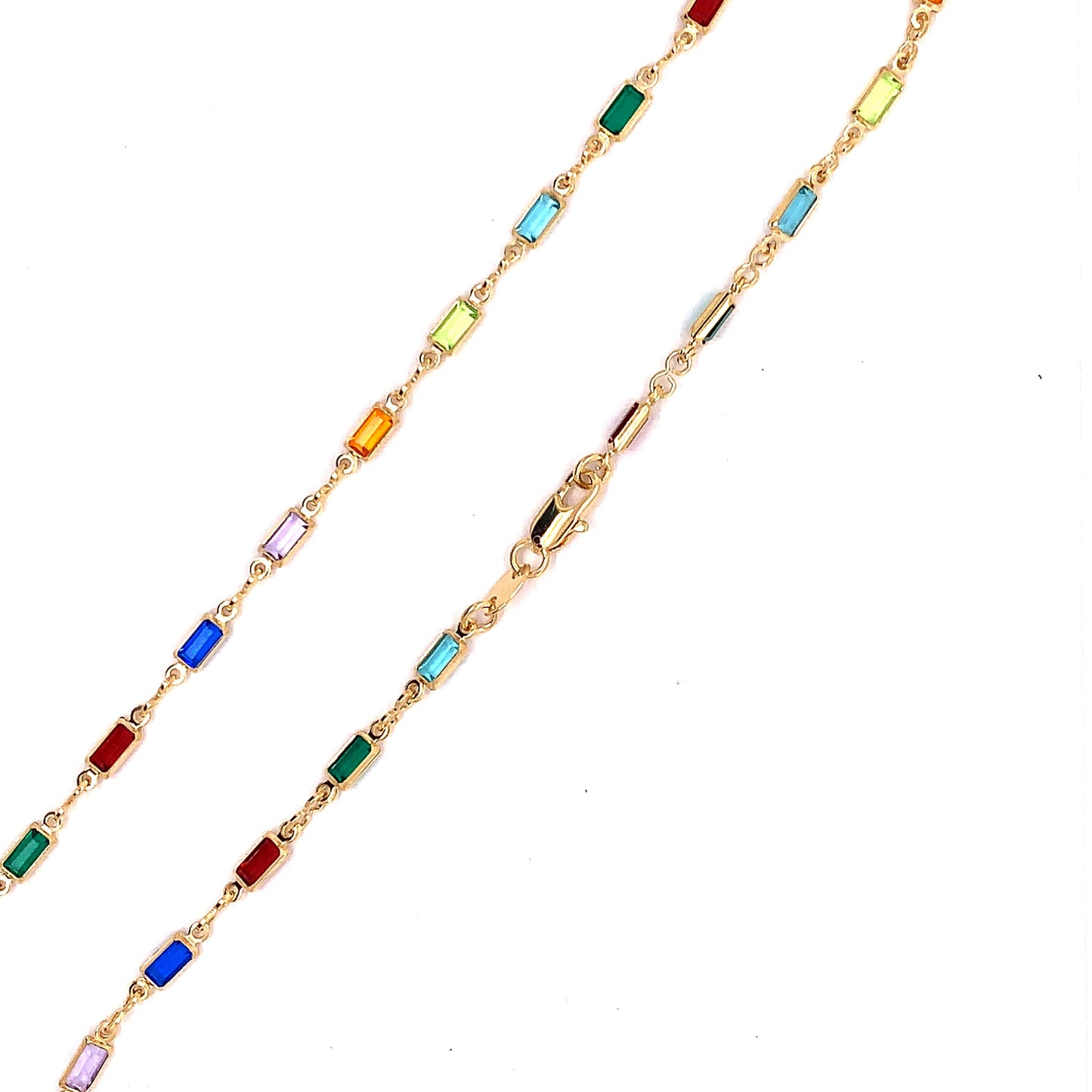 Gold Filled Necklace Gold Necklace Colorful Necklace Stone Necklace Gemstone Necklace Crystal Necklace Dainty Necklace Gift for her Gold