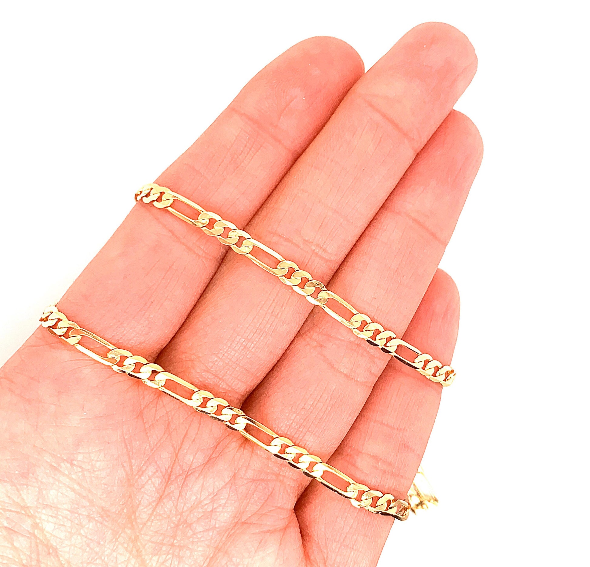 Womens Chain, Figaro Chain, Gold Filled Necklace, Womens Jewelry, Womens Necklace, Jewelry for Women, Necklace for Women, Present for Women