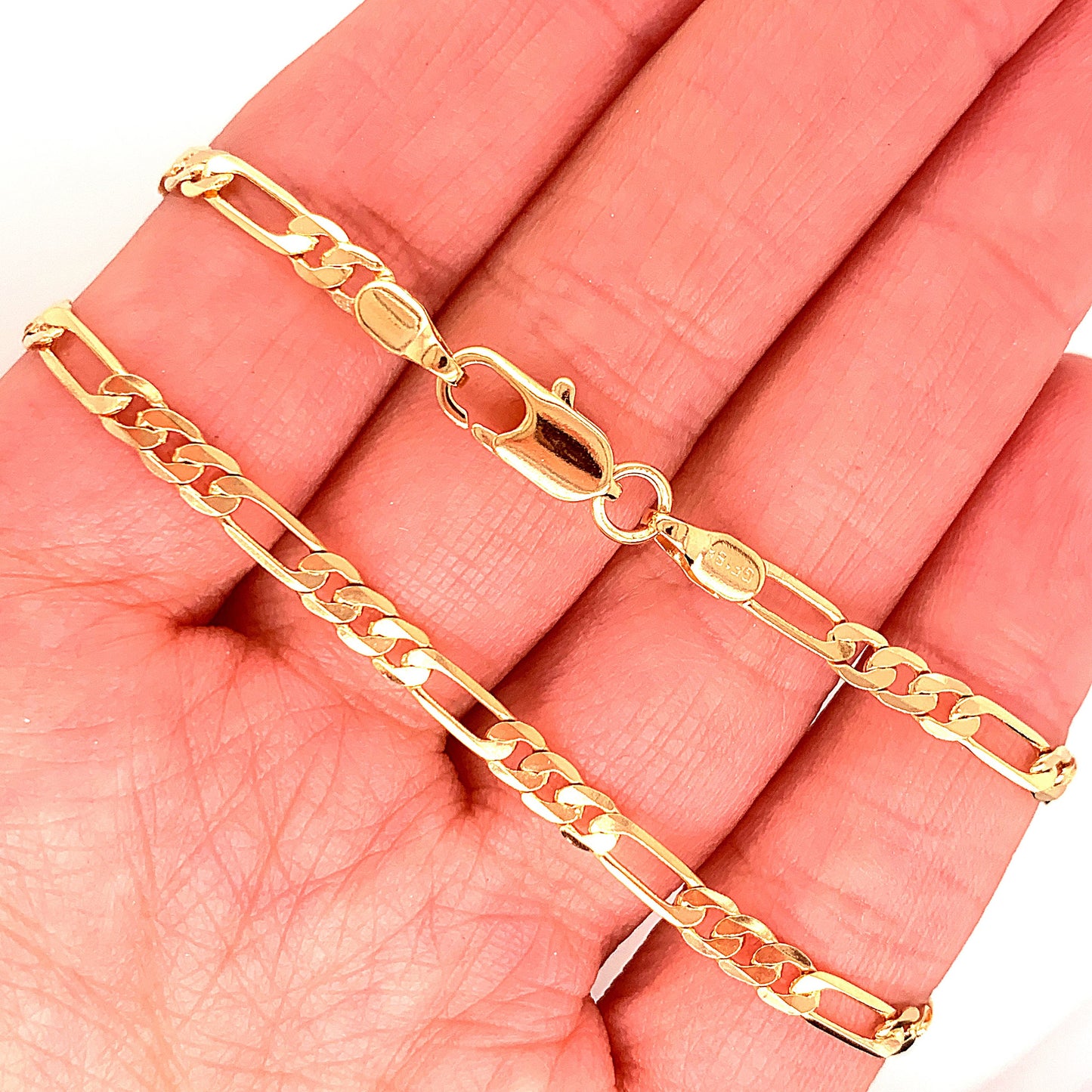 Womens Chain, Figaro Chain, Gold Filled Necklace, Womens Jewelry, Womens Necklace, Jewelry for Women, Necklace for Women, Present for Women