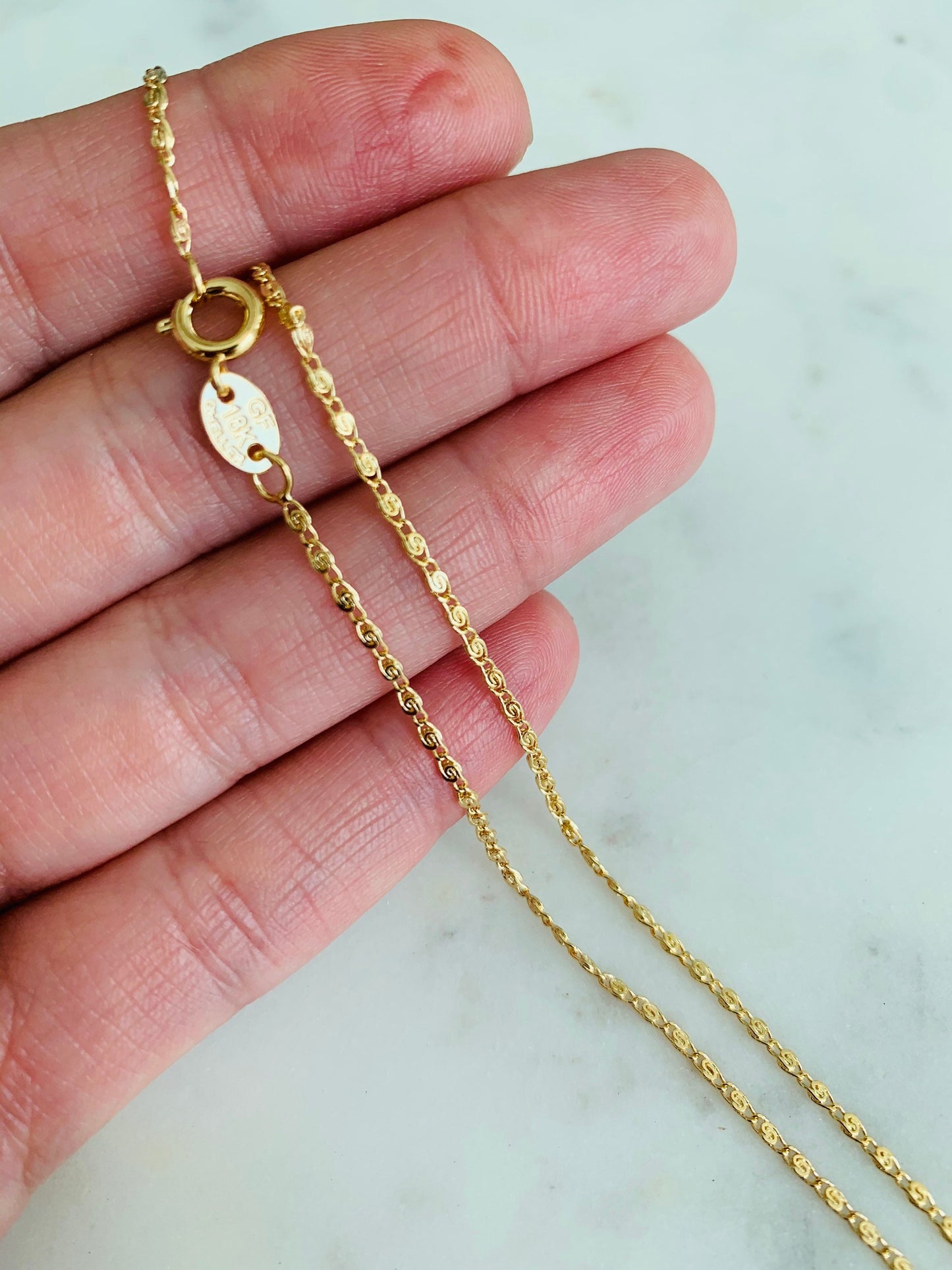 Yellow Gold Filled Necklace, Gold Link Chain Necklace,Delicate Gold Necklace,Dainty Necklace,Gold Necklace,Women's Chain,Layering Chain