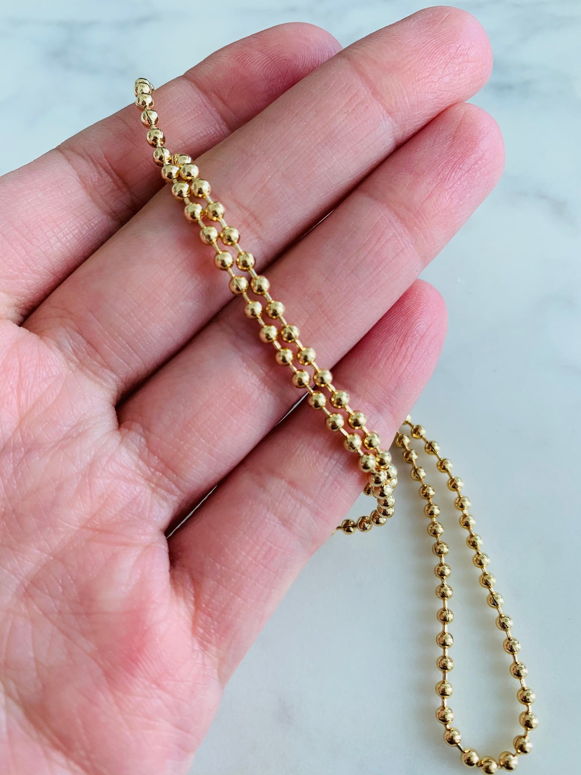 Ball Chain, Womens Necklace, Necklace for Women, Gold Filled Necklace, Gold Filled Chain, Gold Chain, Gold Necklace, Ball Chains, Necklace