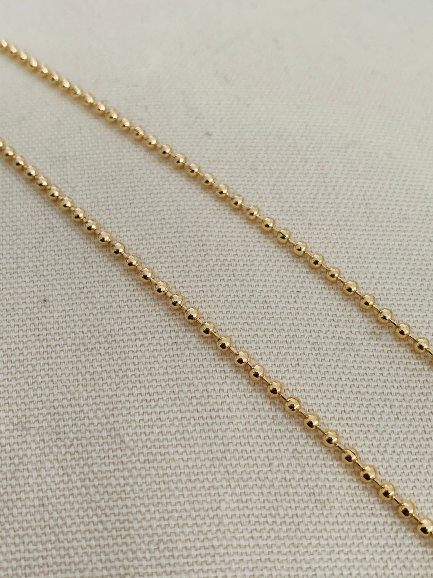 Ball Chain, Womens Necklace, Necklace for Women, Gold Filled Necklace, Gold Filled Chain, Gold Chain, Gold Necklace, Military Chain, Ball