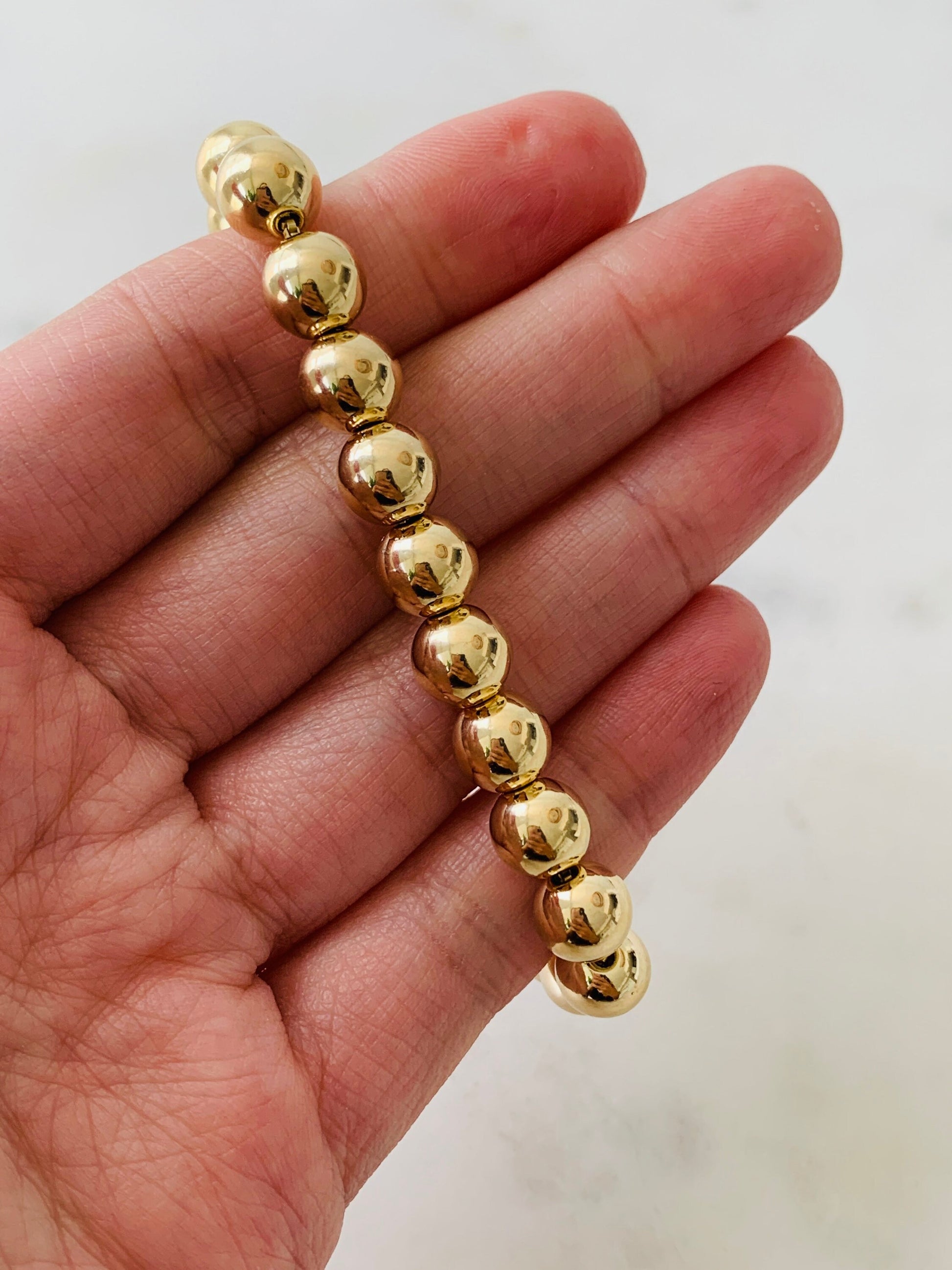 Gold Filled Beaded Chain Bracelet Gold Filled Bracelet Gold Filled Bracelets Dainty Bracelet Dainty Bracelets Bridesmaid Gift Gift for her