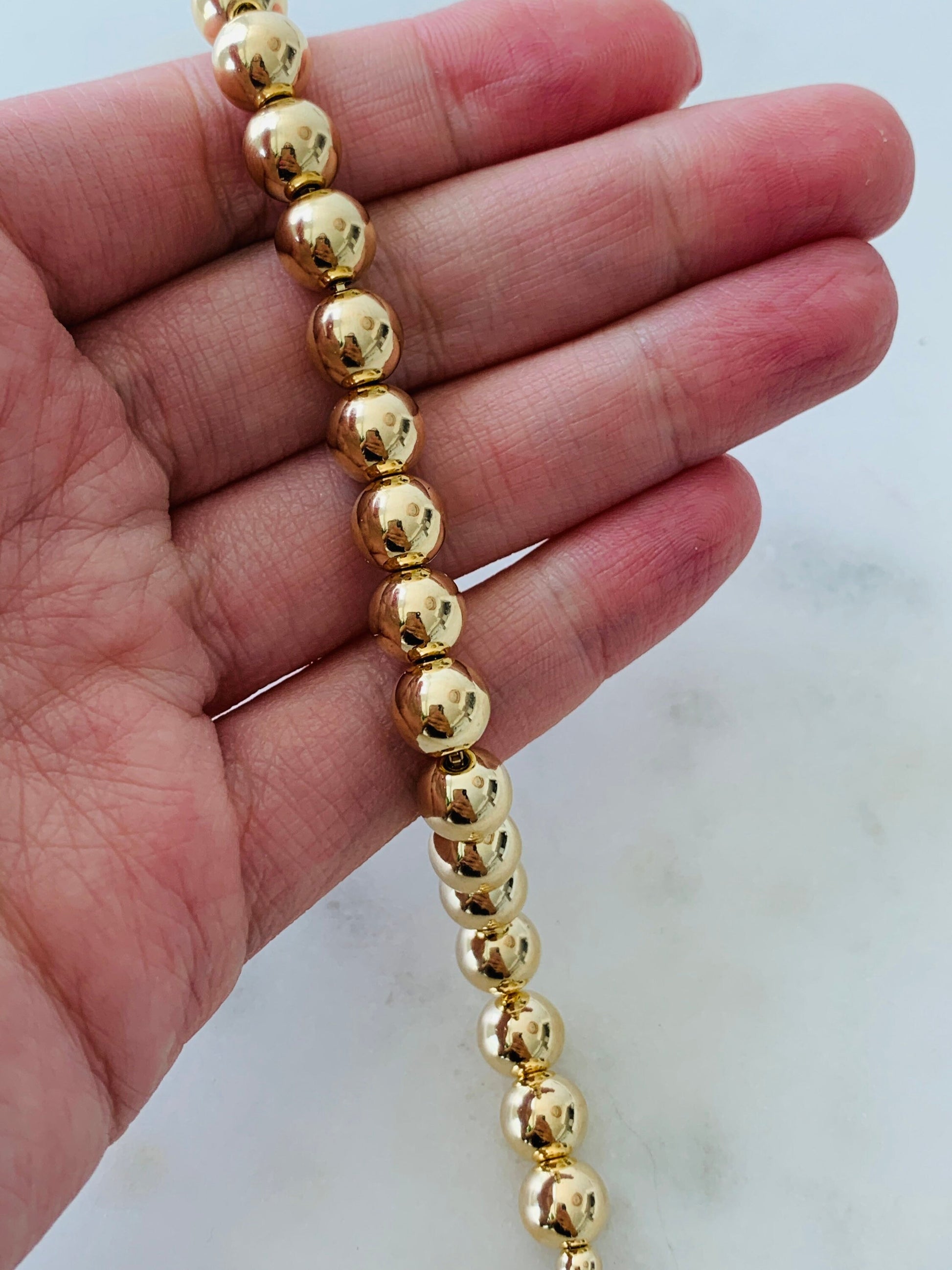 Gold Filled Beaded Chain Bracelet Gold Filled Bracelet Gold Filled Bracelets Dainty Bracelet Dainty Bracelets Bridesmaid Gift Gift for her