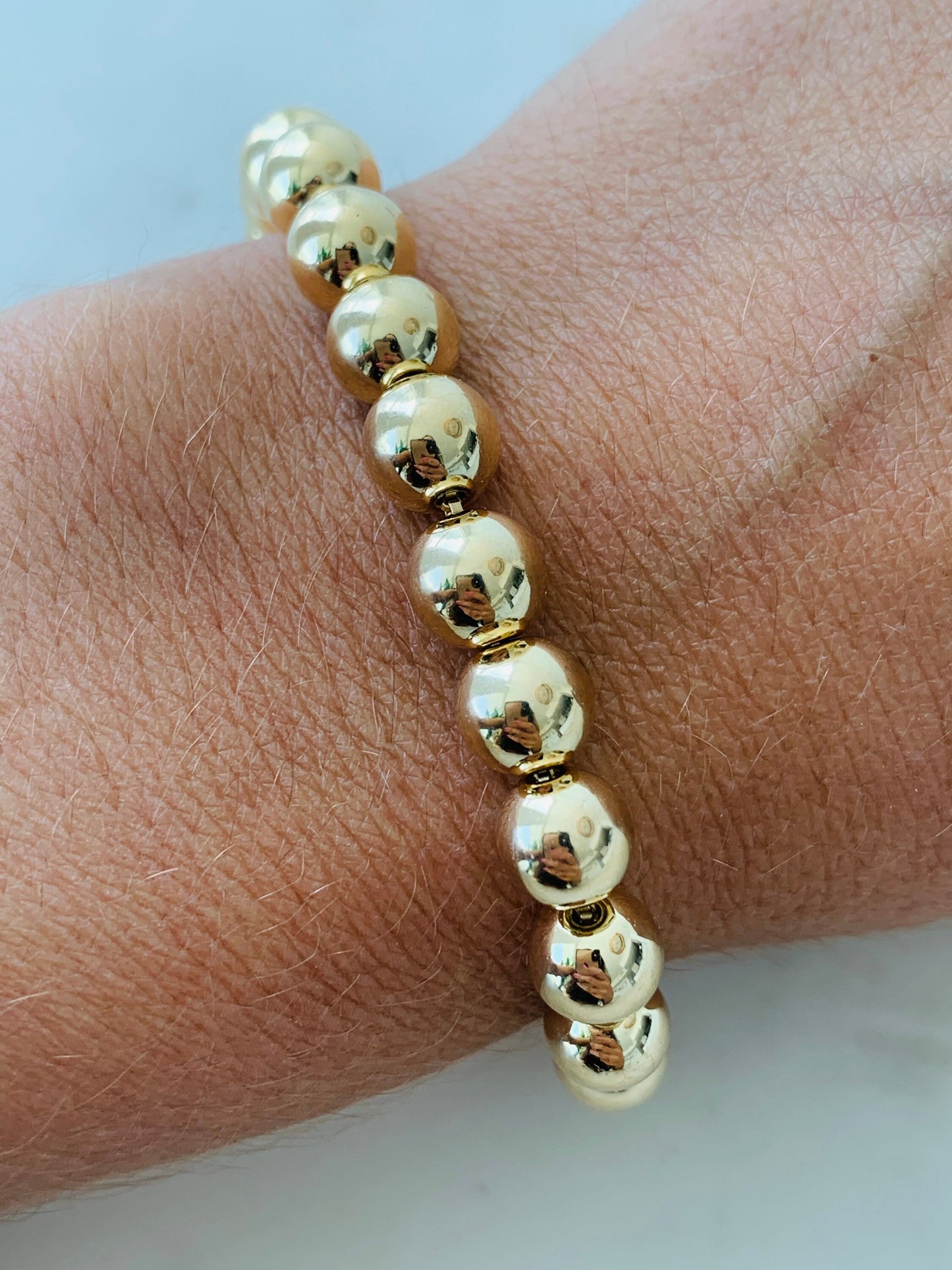 Gold Filled Beaded Chain Bracelet Gold Filled Bracelet Gold Filled Bracelets Dainty Bracelet Dainty Bracelets Bridesmaid Gift Gift for her