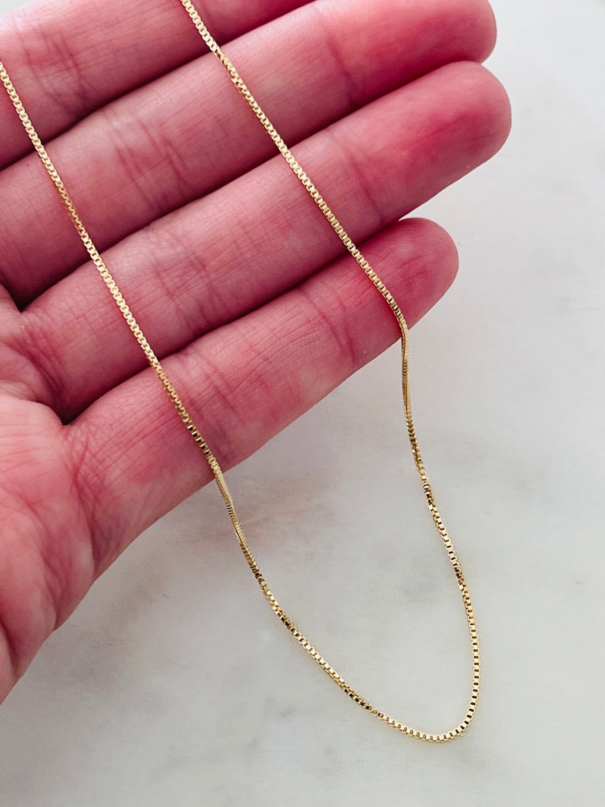 Box Chain, Womens Necklace, Necklace for Women, Gold Filled Necklace, Gold Filled Chain, Gold Chain, Gold Necklace,Gold Snake Chain, Snake