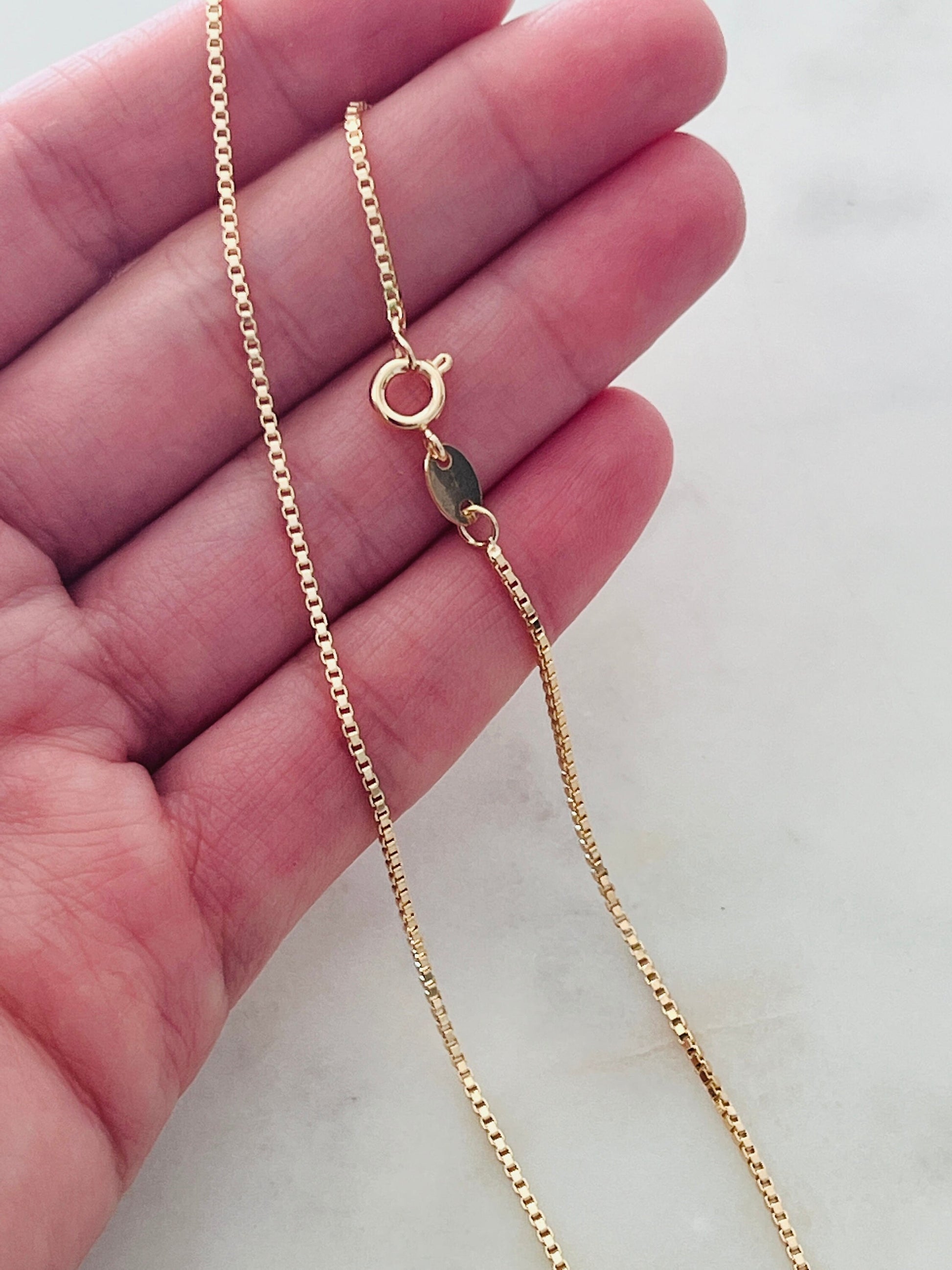 Box Chain, Womens Necklace, Necklace for Women, Gold Filled Necklace, Gold Filled Chain, Gold Chain, Gold Necklace,Gold Snake Chain, Snake