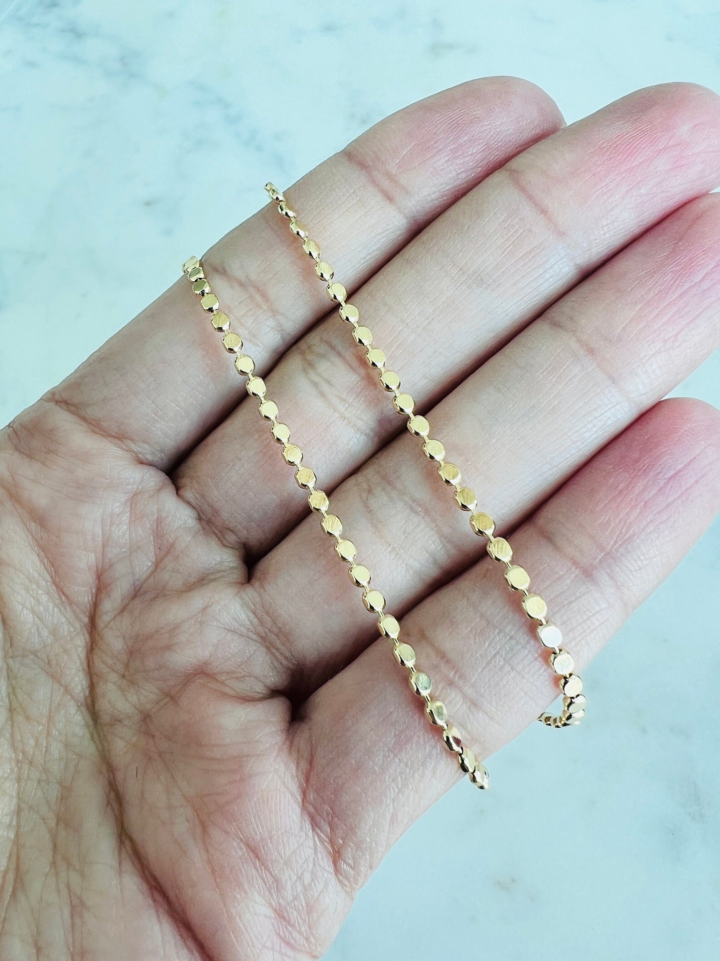 Yellow Gold Filled Necklace, Gold Link Chain Necklace,Delicate Gold Necklace,Dainty Necklace,Gold Necklace,Women's Chain,Layering Chain