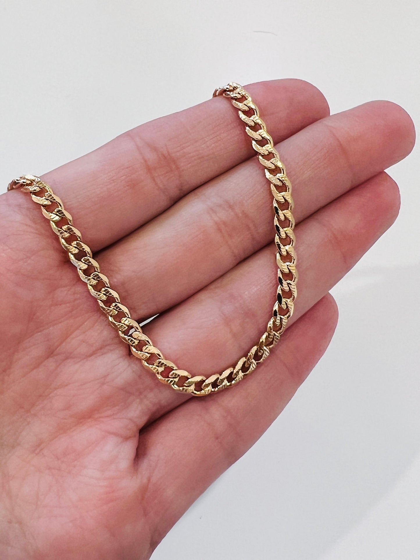 Gold Filled Curb Chain Bracelet, Gold Layering Bracelet, Gold Chain Bracelet, Curb Chain Bracelet 18kt, Dainty Chain Bracelet, Gift for Her