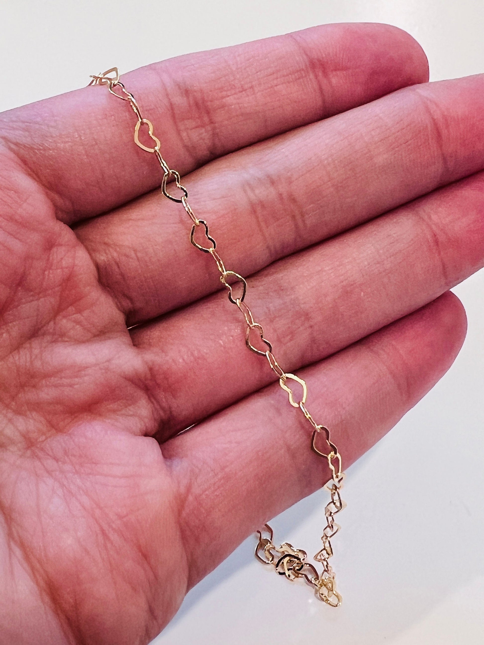 Heart Bracelet, Gold Filled Bracelet, Gold Bracelet, Bracelet, Gold Bracelet, Chain Bracelet,Dainty Gold Bracelet, Delicate Bracelet, Heart