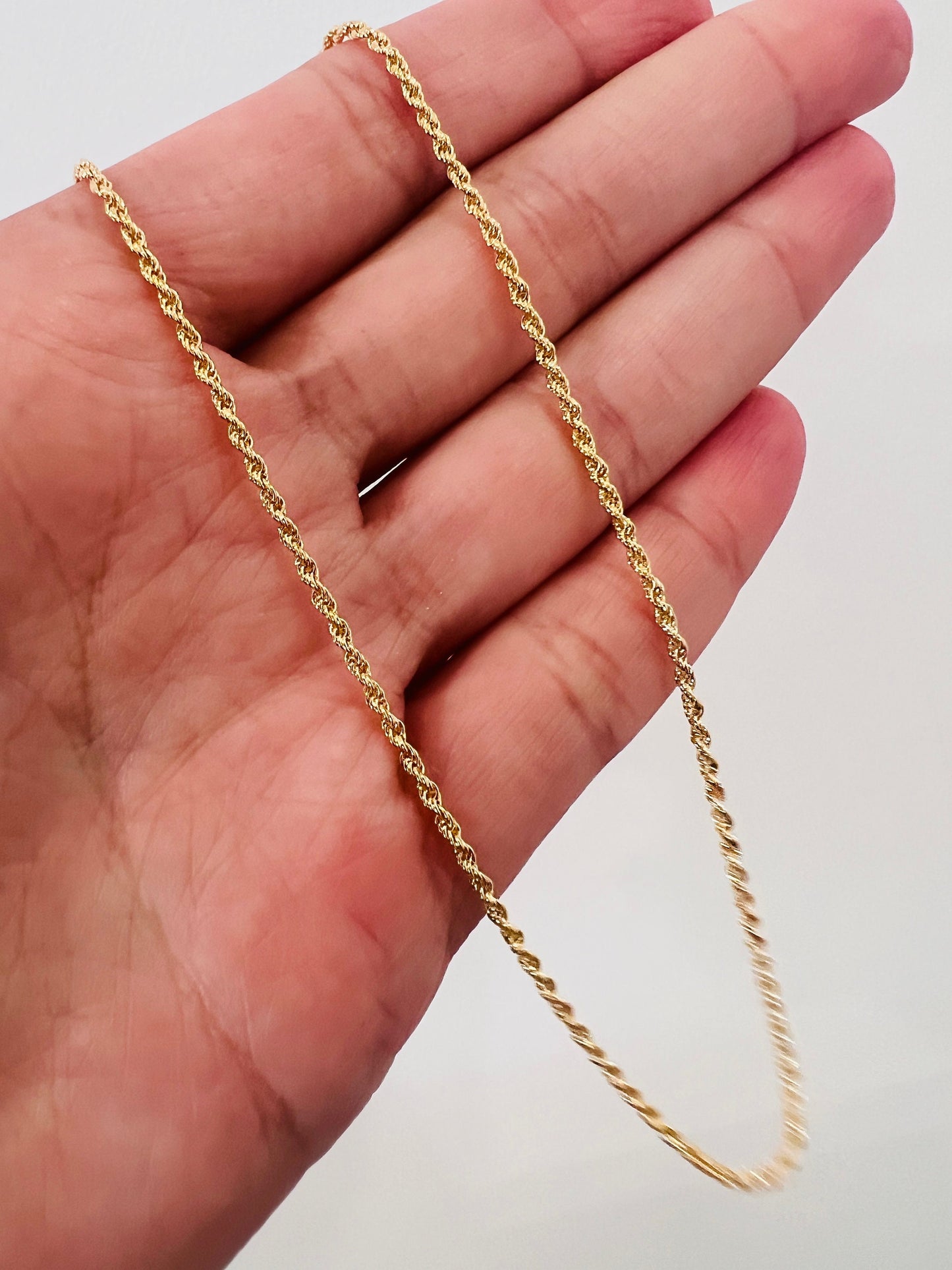 Rope Necklace, Rope Chain, Unisex Chain, Gold Filled Necklace, Gold Filled Rope Necklace, Necklace for Women,Women Jewelry,Chain for Pendant