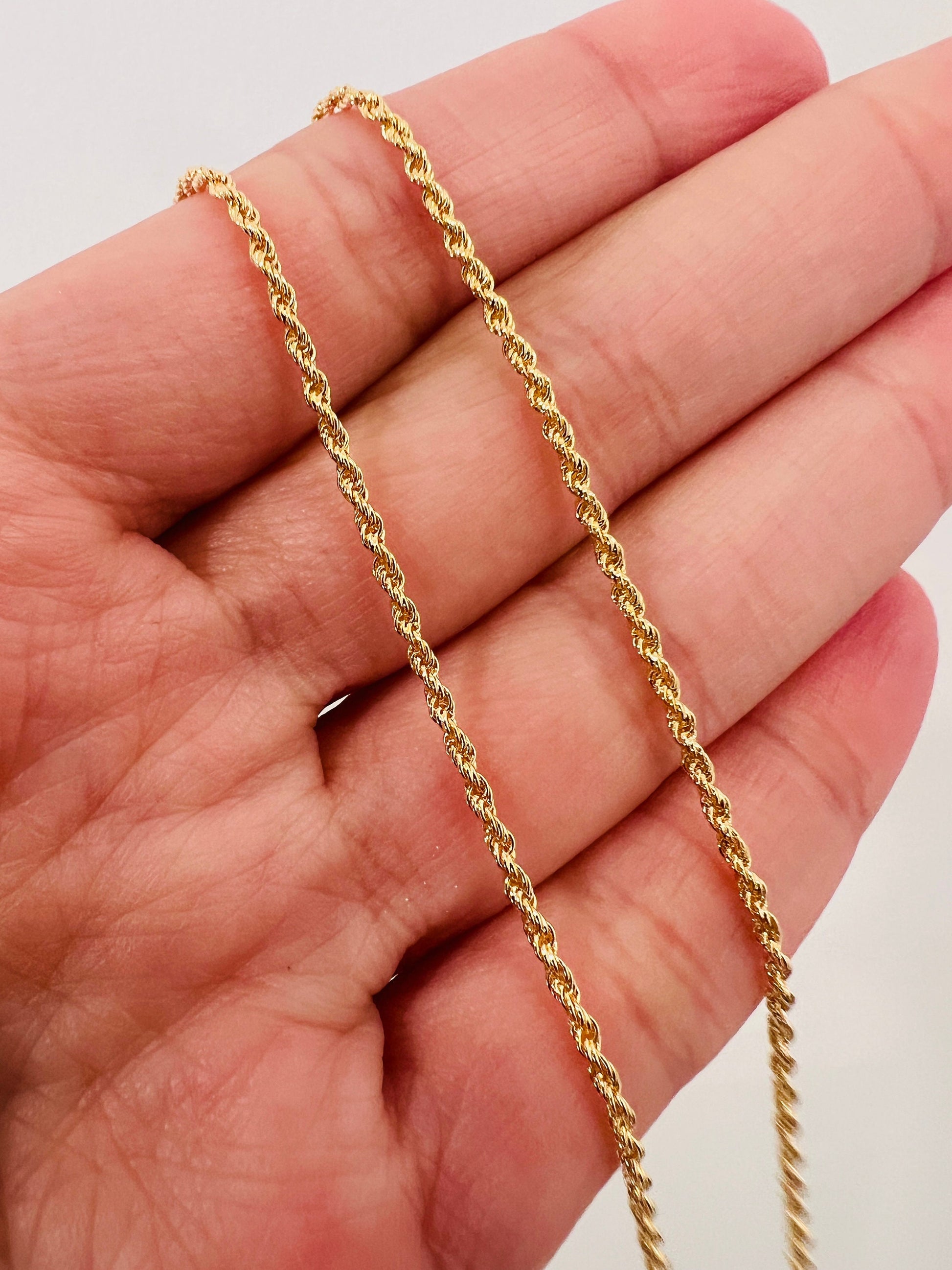 Rope Necklace, Rope Chain, Unisex Chain, Gold Filled Necklace, Gold Filled Rope Necklace, Necklace for Women,Women Jewelry,Chain for Pendant