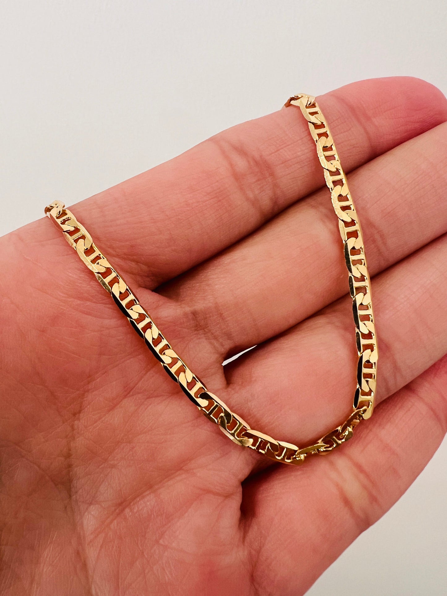 Gold Filled Mariner Link Bracelet, Gold Layering Bracelet, Gold Chain Bracelet, Bracelet, Dainty Chain Bracelet, Gift for Her, Gold Bracelet