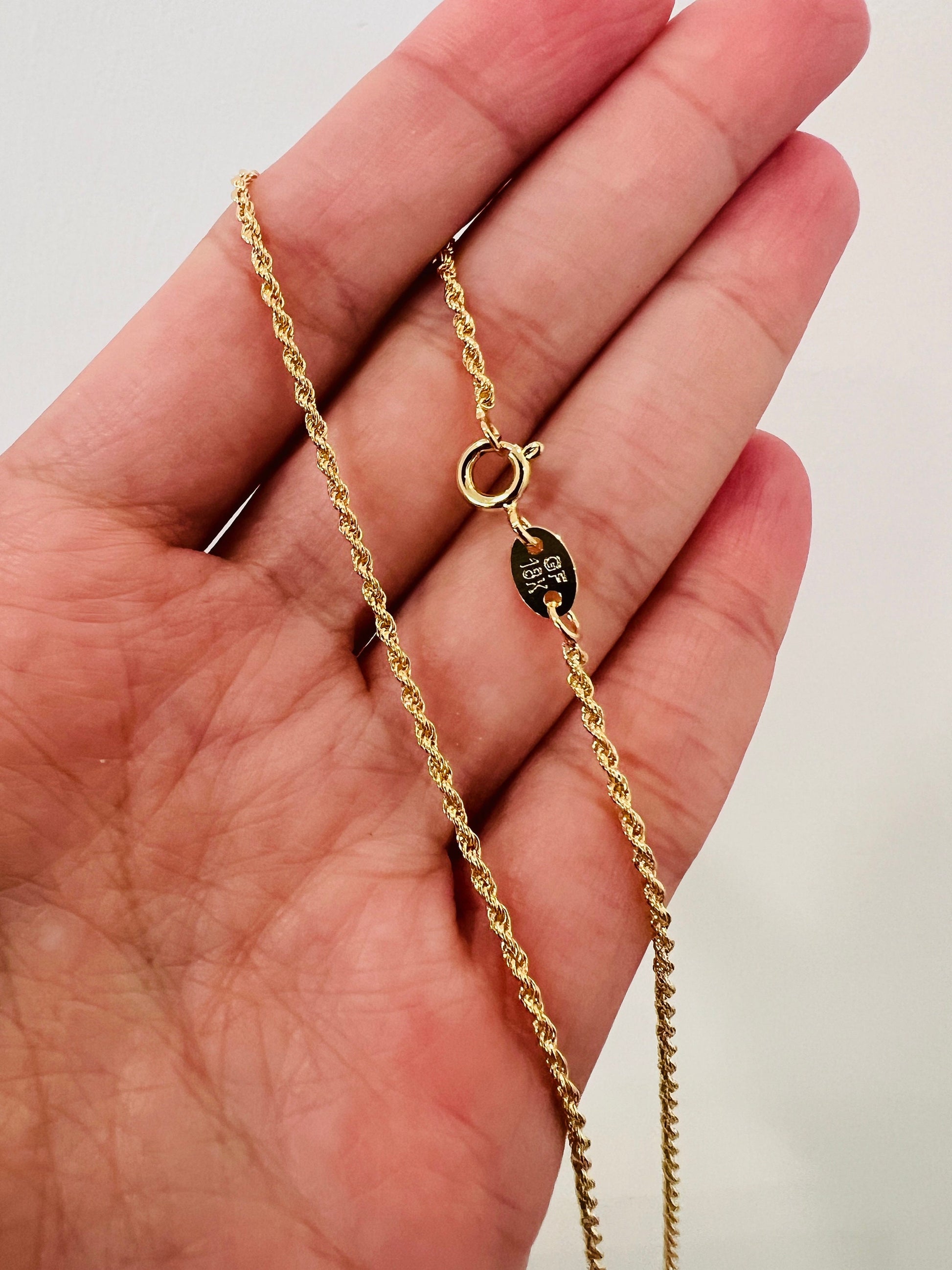 Rope Necklace, Rope Chain, Unisex Chain, Gold Filled Necklace, Gold Filled Rope Necklace, Necklace for Women,Women Jewelry,Chain for Pendant