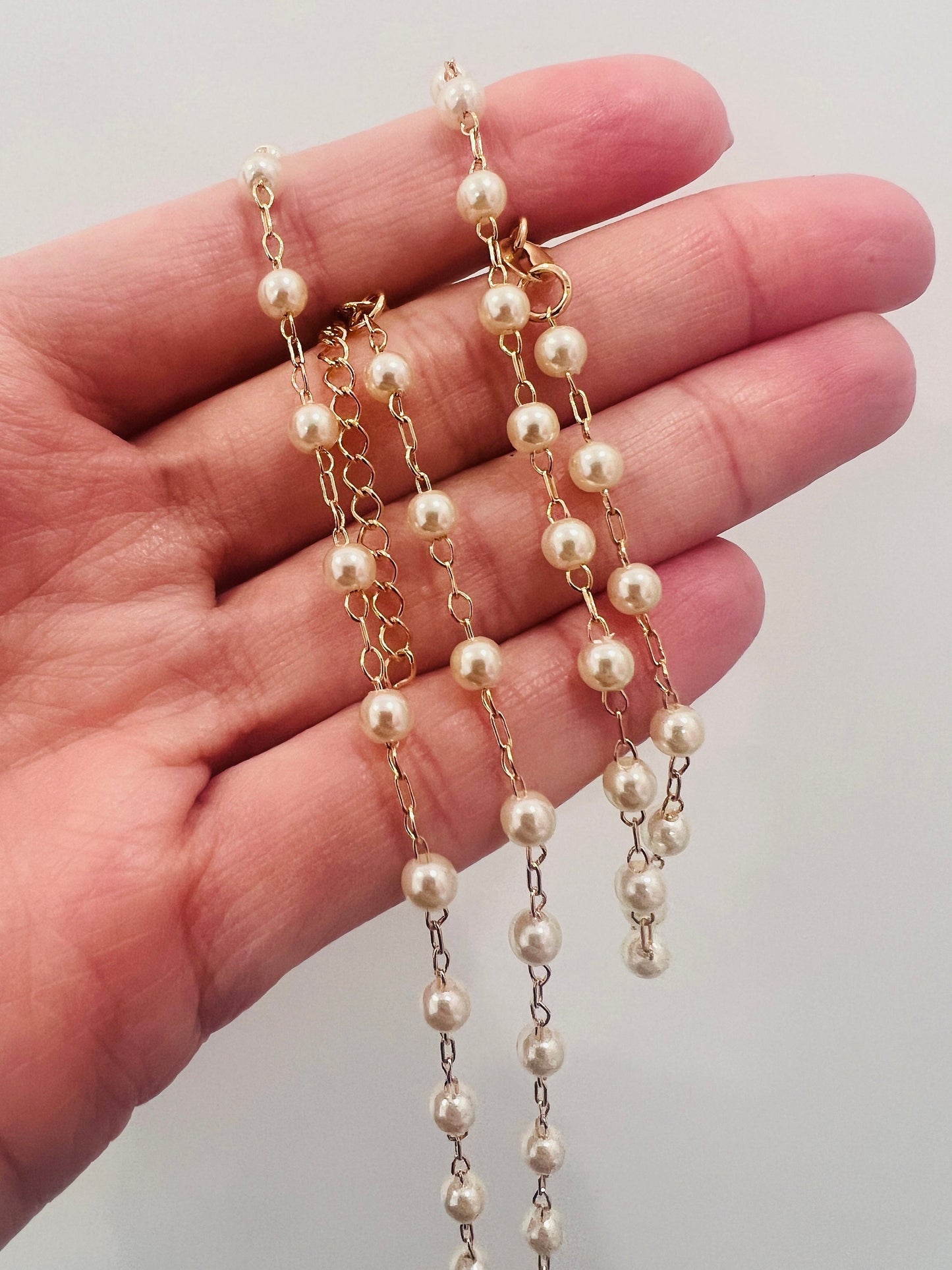 Pearl Necklace, Gold Filled Pearl Necklace, Pearl Bracelet, Gold Filled Pearl Bracelet,Gold Filled Pearl Set,Dainty Necklace,Gold Filled Set