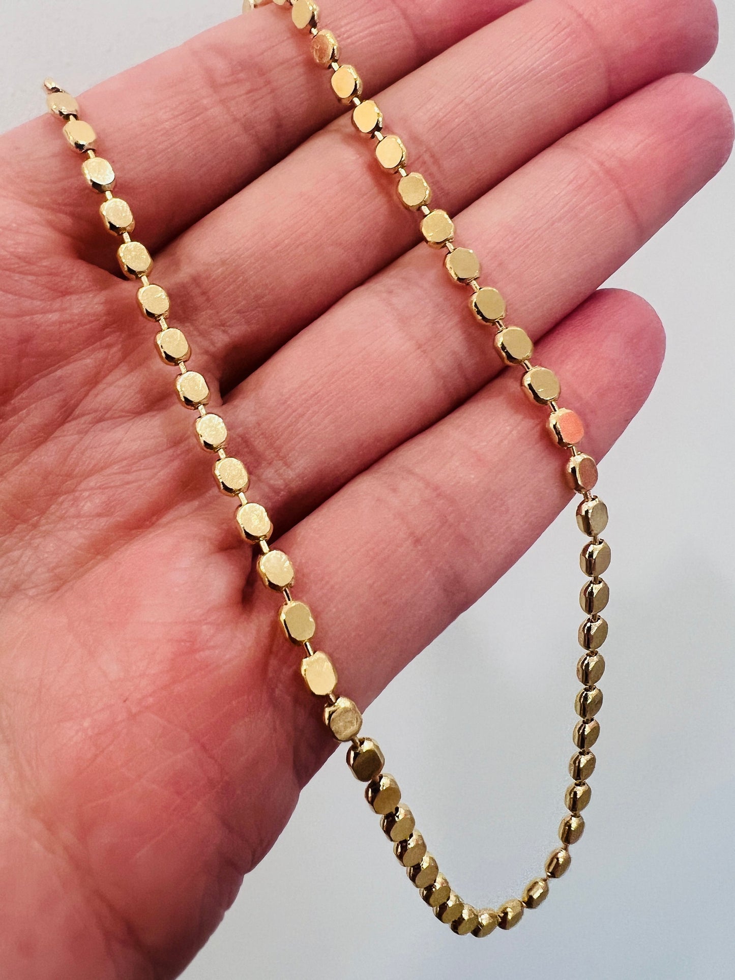 Gold Filled Necklace, Gold Link Chain Necklace,Delicate Gold Necklace,Dainty Necklace,Gold Necklace,Women's Chain,Layering Chain, Ball Chain